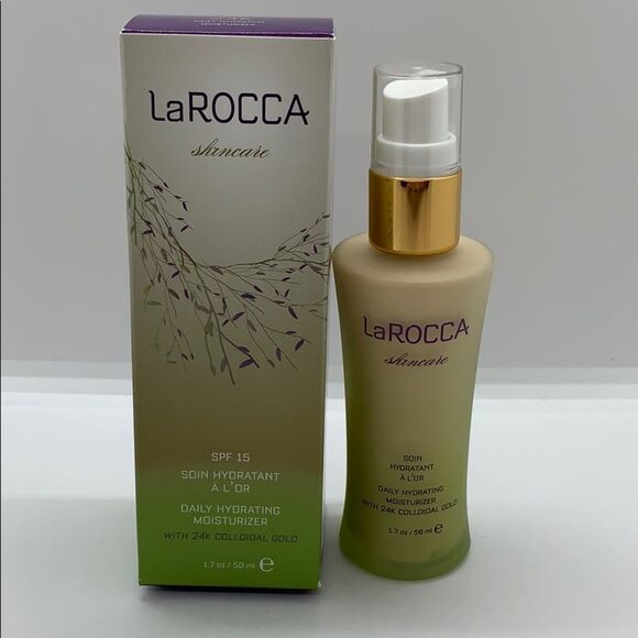 NWT LaROCCA Skincare SPF 15 with 24K Gold - Picture 2 of 4